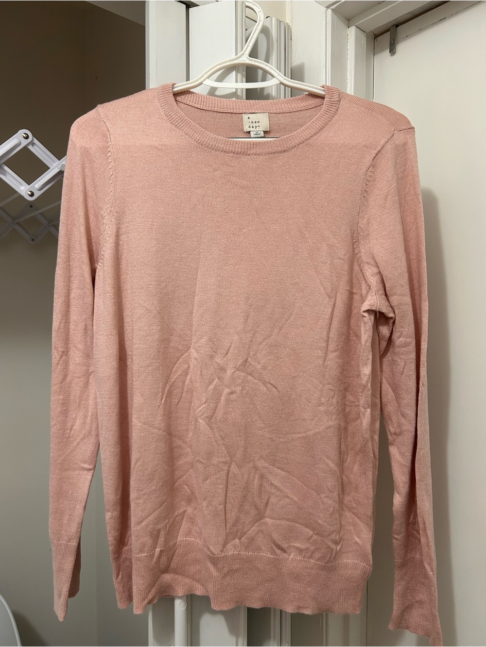 A New Day from Target Light Pink Crewneck Sweater